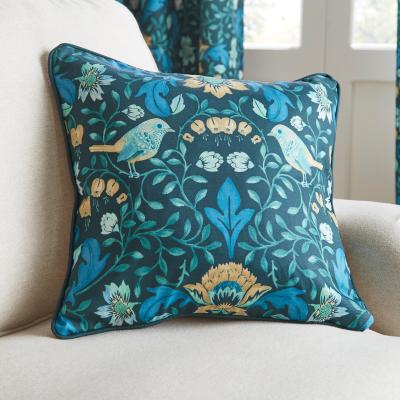 Dunelm Ruskin Cushion Green/Yellow