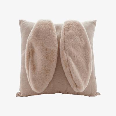 Dunelm Eggs-traordinary Gifting Company Bunny Ears & Tail Square Cushion