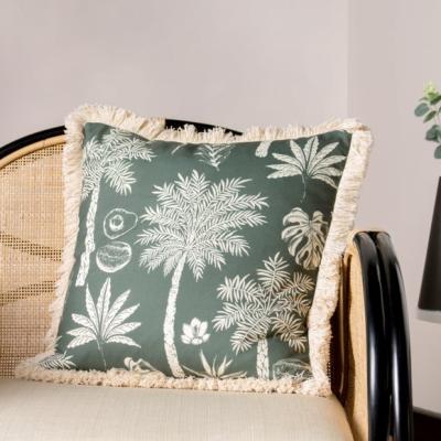Dunelm Paoletti Colonial Palm Square Cushion