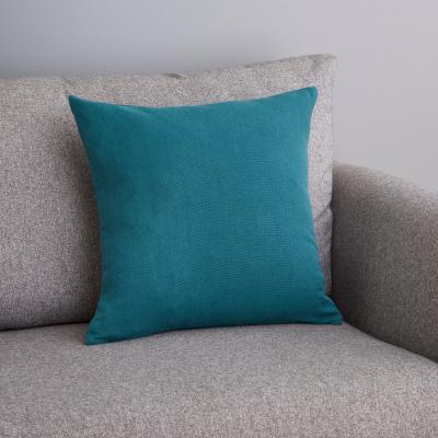 Dunelm Global Slub Cushion Olive (Green)