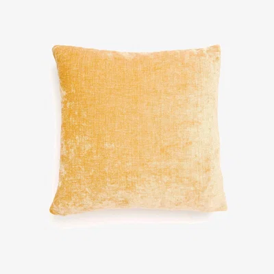 Dunelm Chenille Cushion Cover Yellow