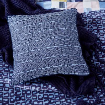 Dunelm Helena Springfield Cosmos Navy Cushion Navy