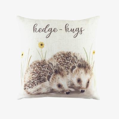 Dunelm Evans Lichfield Hedge Hugs Square Cushion