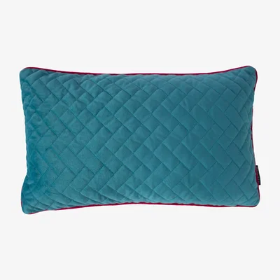 Dunelm Tetris Cushion Blue