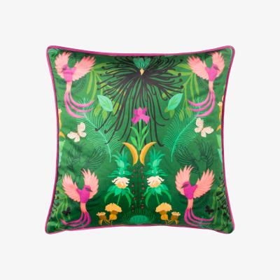 Dunelm KateMerritt Maximalist Piped Square Cushion MultiColoured