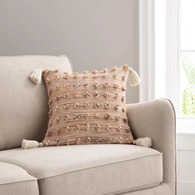 Dunelm Artisan Spacedye Butterscotch Cushion Butterscotch (Yellow)