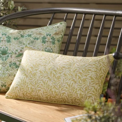 Dunelm Morris & Co. Willow Bough Outdoor Rectangle Cushion