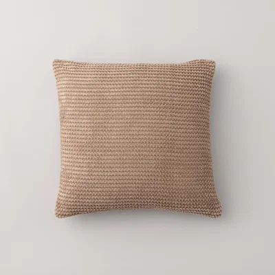 Dunelm Jenson Mink Waffle Cushion Mink