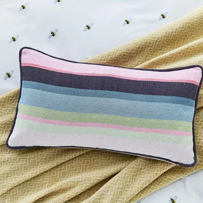 Dunelm Joules Kelmarsh Striped Cushion MultiColoured