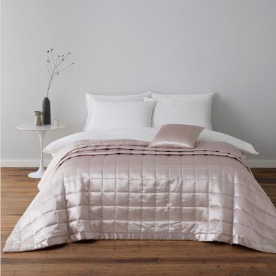 Dunelm Nancy Pink Satin Square Cushion Pink