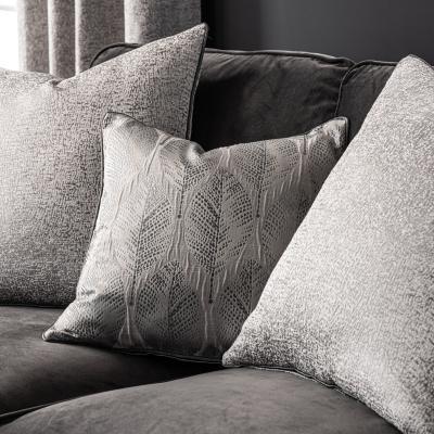 Dunelm Rome Mimosa Cushion Dove (Grey)