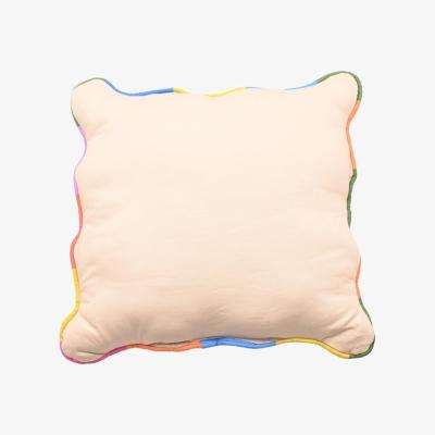Dunelm Raspberry Blossom Please Leave By 9 Square Cushion