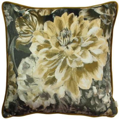 Dunelm Evans Lichfield Printed Floral Cushions Yellow/Green/White
