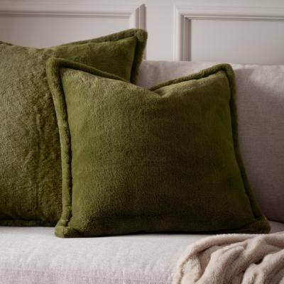 Dunelm Kallu Faux Fur Reversible Square Cushion