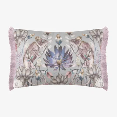 Dunelm Osawi Cotton Rectangle Cushion Osawi Violet Purple