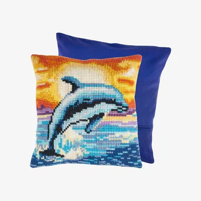 Dunelm Cushion Kit Dolphin