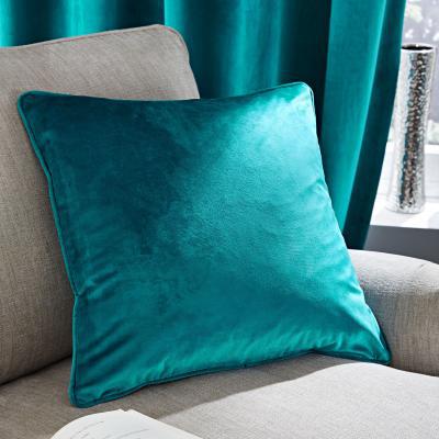 Dunelm Ashford Teal Cushion Teal (Blue)