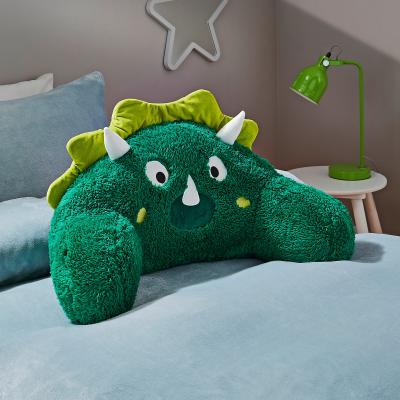 Dunelm 3D Dinosaur Cuddle Cushion Green