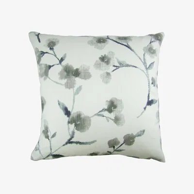 Dunelm Naomi Floral Cushion Cover Grey
