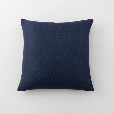 Dunelm Barkweave Square Cushion Navy