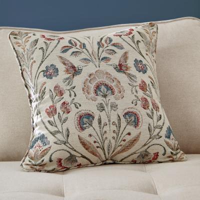 Dunelm Antoinette Jacquard Natural Cushion Natural