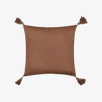 Dunelm Durdle Geometric Square Cushion Cocoa