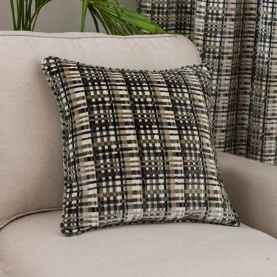 Dunelm Roxana Cut Velvet Square Cushion