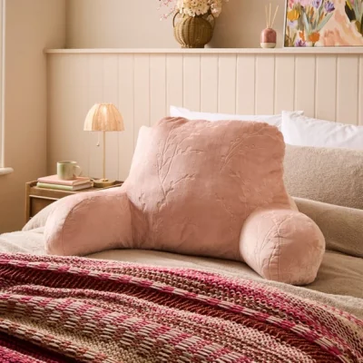 Dunelm Belle Embossed Cuddle Cushion