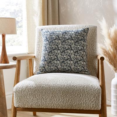 Dunelm Shibori Print Navy Square Cushion