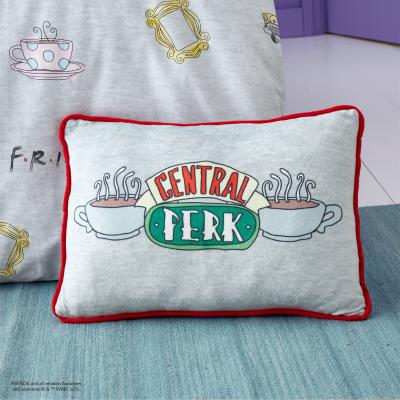Dunelm Friends Central Perk Cushion Grey/Red/Green