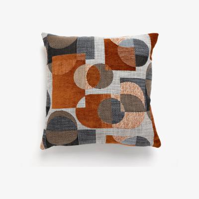 Dunelm Oscar Cushion 43x43cm Navy Butterscotch Navy