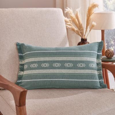 Dunelm Global Fringe Edge Cotton Rectangle Cushion