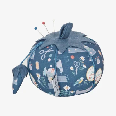 Dunelm Hobby Gift Sewing Machine Print Pin Cushion
