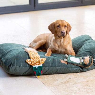 Dunelm House of Paws Tweed Cushion Bed