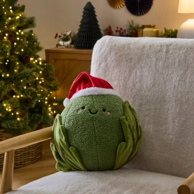 Dunelm Brussell Sprout Shaped Cushion
