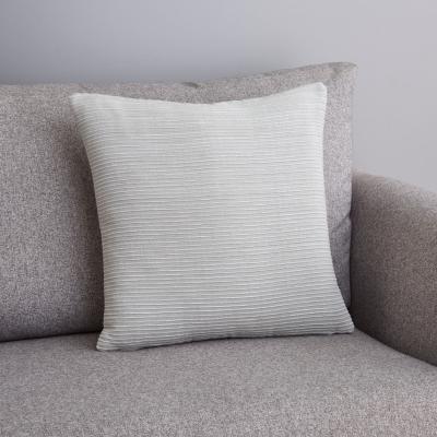 Dunelm Pin Rib Cushion Grey