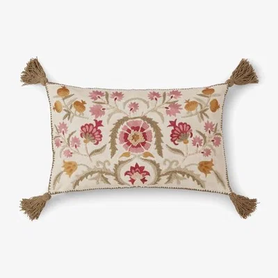 Dunelm Churchgate Dadlington Floral Embroidery Cushion