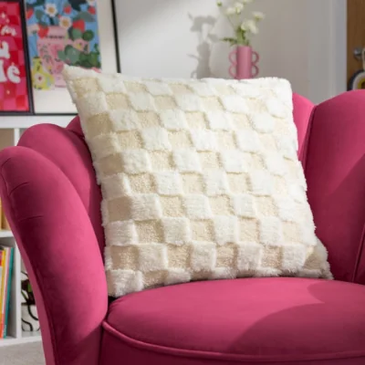 Dunelm Heya Home Check It Rectangle Cushion