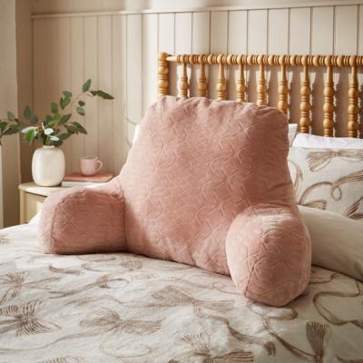 Dunelm Billie Embossed High Back Cuddle Cushion