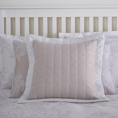 Dunelm Versailles Natural Filled Cushion Natural Brown