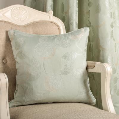 Dunelm Curtina Bramford Jacquard Cushion Green