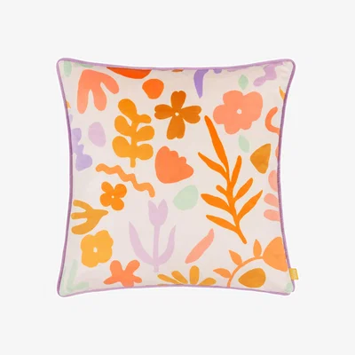 Dunelm furn. Amelie Doodles Square Cushion MultiColoured