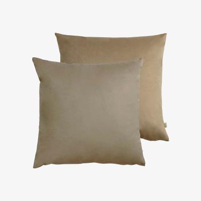 Dunelm Evans Lichfield Opulent Velvet 2 Pack Cushions Ceder Brown/Biscuit Brown