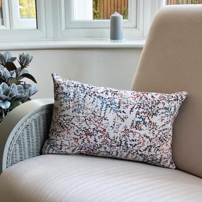 Dunelm Daro Tapestry Winter Cream Rectangular Cushion