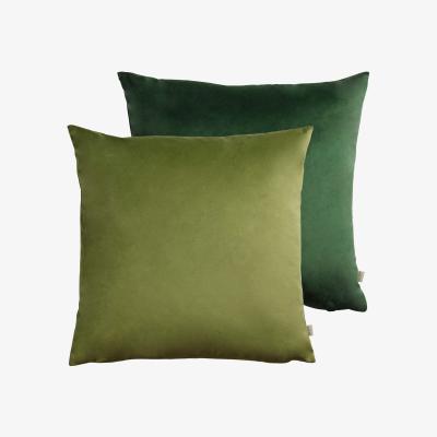 Dunelm Evans Lichfield Opulent Velvet 2 Pack Cushions Olive Green/Bottle Green