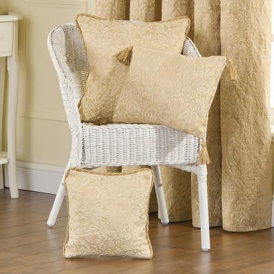 Dunelm Kensington Gold Cushion Gold