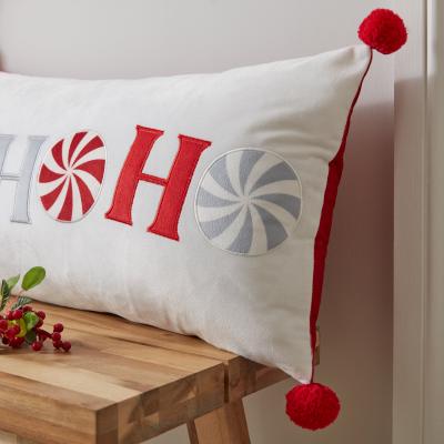 Dunelm Catherine Lansfield Christmas Ho Ho Ho Rectangle Cushion