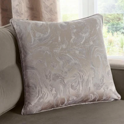 Dunelm Diablo Marble Square Cushion