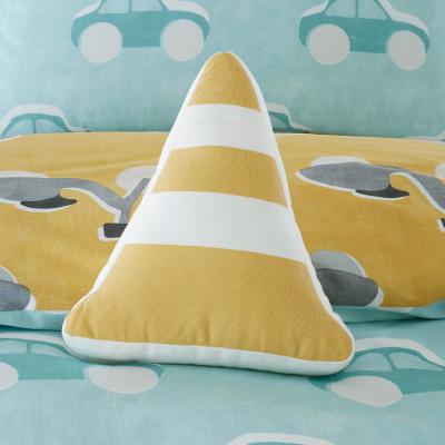 Dunelm Retro Cars Cushion Yellow