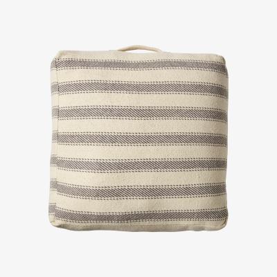 Dunelm Hansen Floor Cushion Charcoal